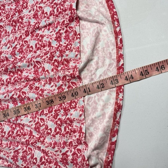 BCBG Paris Dress Womens XL Pink Floral Cutout Twist Back Sleeveless V-Neck NEW - Picture 11 of 12